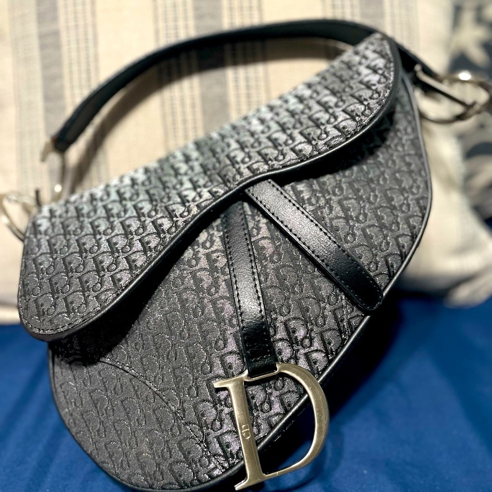 Dior Monogram Saddle Purse